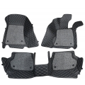 BMW X3 Premium Diamond Pattern 7D Car Floor Mats (Set of 3, Black & Beige) BMW X3 Premium Diamond Pattern 7D Car Floor Mats (Set of 3, Black & Beige)