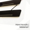 Hyundai Creta Facelift 2018-2020 Door Foot LED Mirror Finish Black Glossy Scuff Sill Plate Guards - 4 Pieces