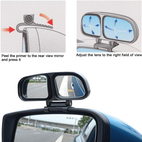 Blind spot mirrors parking aid mirror for cars,compatible with blind spot mirrors Honda Fit ,360°rotation Eliminating blind spots,2 pack Size : D Jazz 