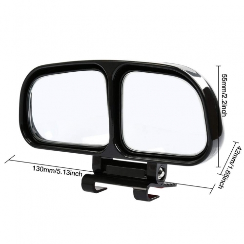 3R Wide Angle Side Rear View Blind Spot Mirror For All Cars - Set Of 2