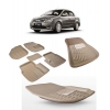 Premuim Quality Car 3D Floor Mats For Toyota Etios 