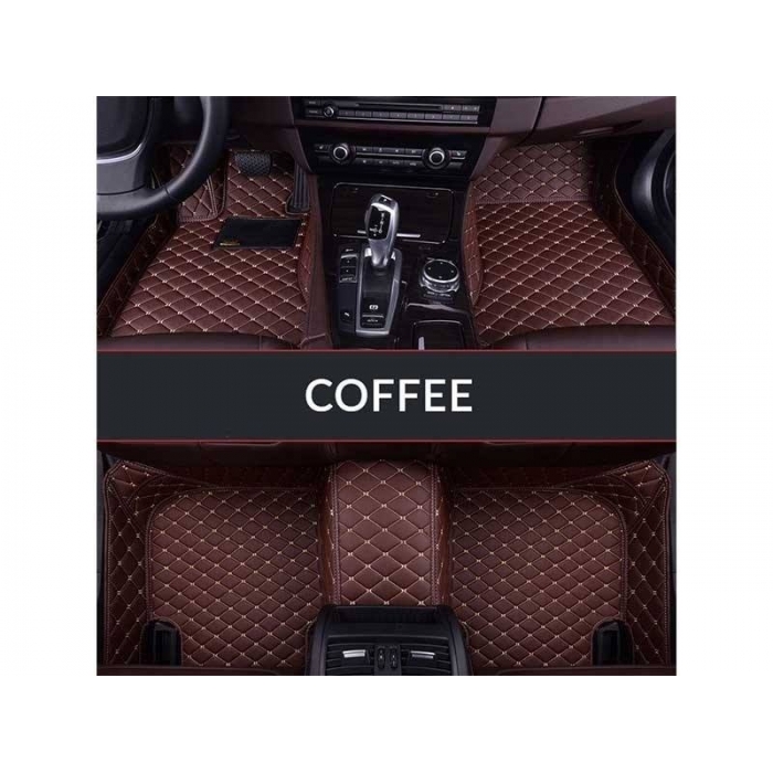 Audi Q5 Premium Diamond Pattern 7D Car Floor Mats (Set of 3, Coffee Color) Audi Q5 Premium Diamond Pattern 7D Car Floor Mats (Set of 3, Coffee Color)