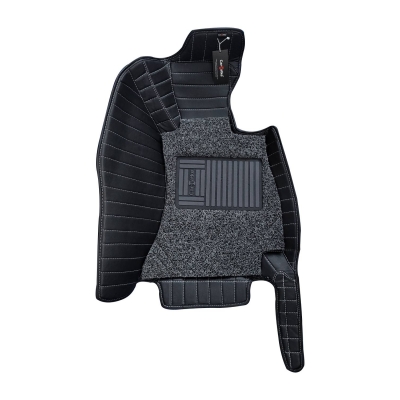 Carhatke 9D Luxury Car Foot Mats For Mercedes C 220D 2022 Onwards Black Carhatke 9D Luxury Car Foot Mats For Mercedes C 220D 2022 Onwards Black