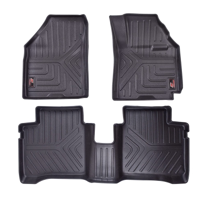 GFX Toyota Glanza 2020 Onwards Custom Fit LLM LifeLong TPV Mats  - Set Of 3 Pcs.