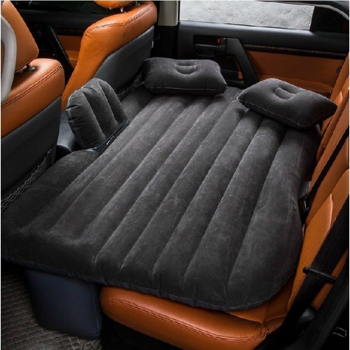 Premium Travel Inflatable Car Bed Sofa Mattress With Two Air Bed Pillows, Car Air Pump And Repair Kit Included