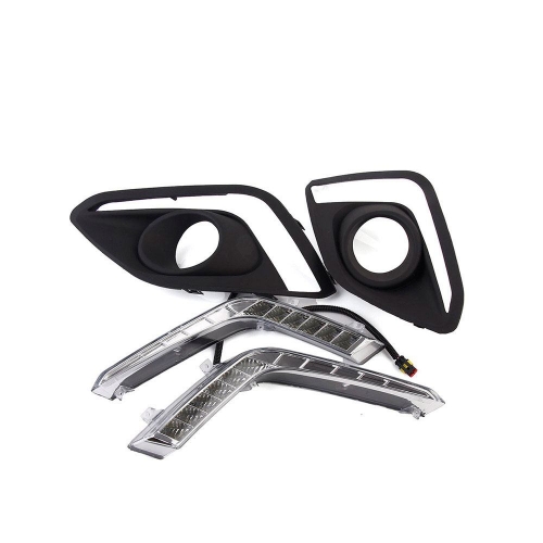 Maruti Suzuki Swift New LED Front DRL Day Time Running Lights (Set of 2Pcs.) Maruti Suzuki Swift New LED Front DRL Day Time Running Lights (Set of 2Pcs.)