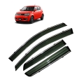Car Window Door Visor With Chrome Line For Maruti Ignis (Imported) Car Window Door Visor With Chrome Line For Maruti Ignis (Imported)