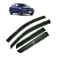 Car Window Door Visor With Chrome Line For Maruti New Dzire 2017 (Imported) Car Window Door Visor With Chrome Line For Maruti New Dzire 2017 (Imported)