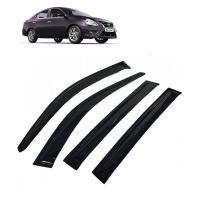 Car Window Door Visor For Nissan Sunny Set Of 4 (Black) Car Window Door Visor For Nissan Sunny Set Of 4 (Black)