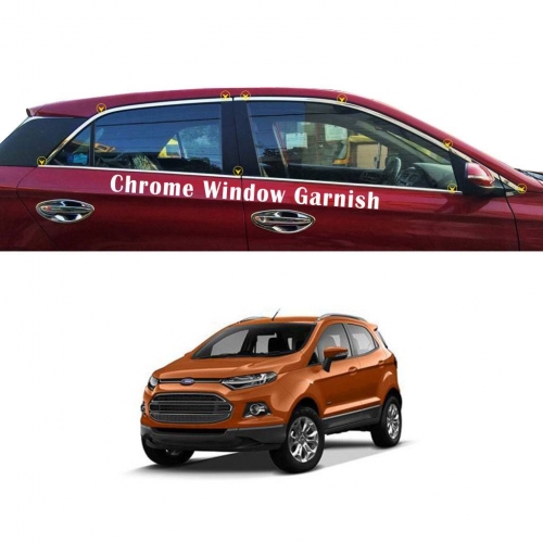 Ford Ecosport Full Window Chrome Garnish Trims