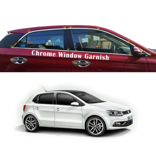 Volkswagen Polo Full Window Chrome Garnish Trims