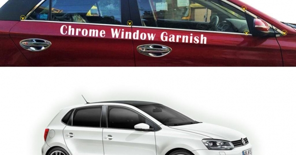 Volkswagen Polo Full Window Chrome Garnish Trims