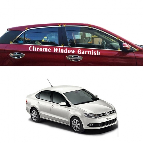 Volkswagen Vento  Full Window Chrome Garnish Trims