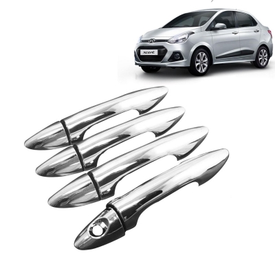 Cnleague Hyundai Xcent 2015-2019 Door Handle Chrome Garnish Cnleague Hyundai Xcent 2015-2019 Door Handle Chrome Garnish