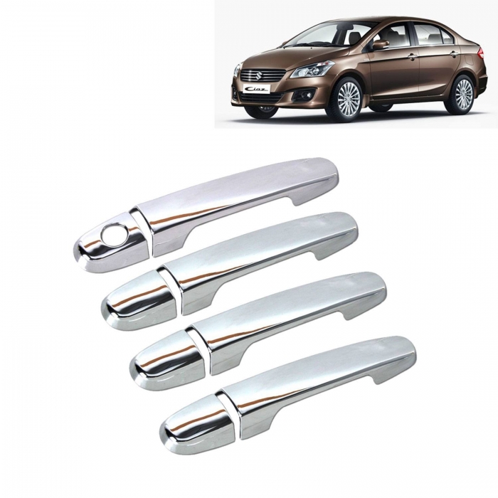 Maruti Suzuki Ciaz Chrome Handle Covers all Models - Set of 4 Maruti Suzuki Ciaz Chrome Handle Covers all Models - Set of 4
