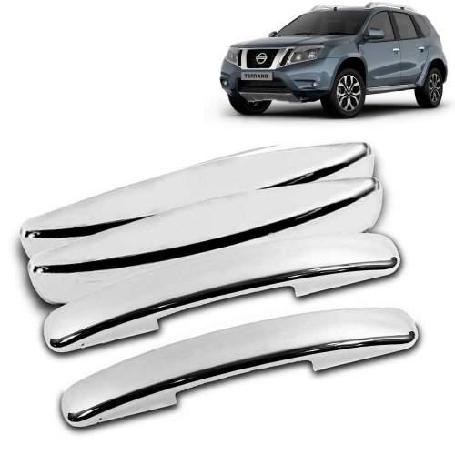 Nissan Terrano 2013 Onwards Chrome Handle Covers all Models - Set of 4 Nissan Terrano 2013 Onwards Chrome Handle Covers all Models - Set of 4