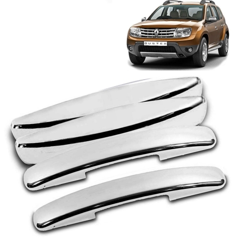 Renault Duster 2012 Onwards Chrome Handle Covers all Models - Set of 4 Renault Duster 2012 Onwards Chrome Handle Covers all Models - Set of 4