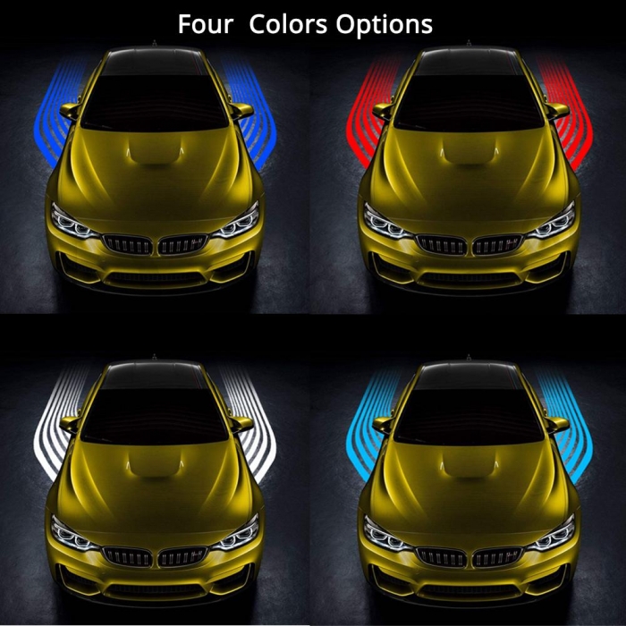 Buy Car LED Ghost Shadow Light Angel Wings Door Projector Lamp For All
