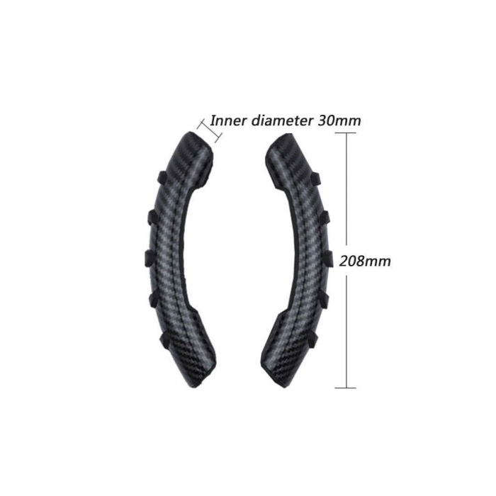 Steering Wheel Anti-skid Sleeve Cover For All Car in Carbon Graphite Texture Steering Wheel Anti-skid Sleeve Cover For All Car in Carbon Graphite Texture