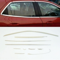 Maruti Suzuki Baleno Full Window Chrome Garnish Trims (Set Of 20Pcs.)