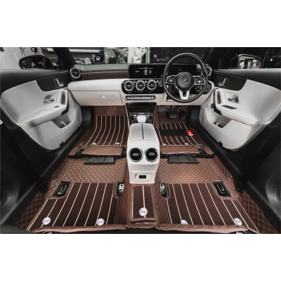 Luxury Florino Floor Mats for BMW X1 2023 Onwards - Brown Color