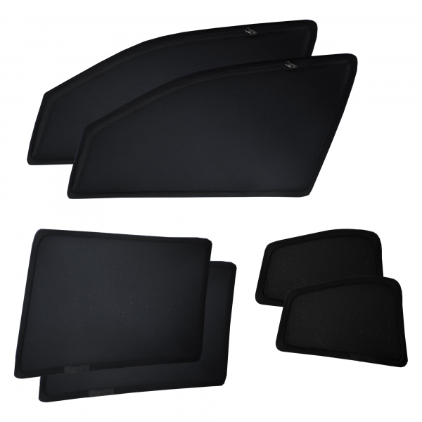 BMW X4 2018 Onward Zipper Magnetic Window Sun Shades - 6 Pieces