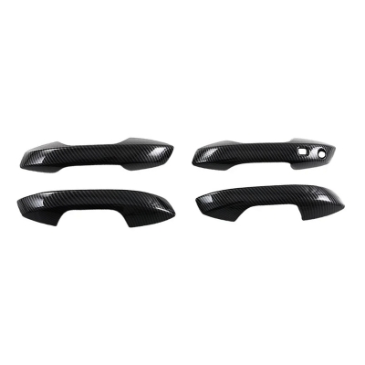Black Carbon Door Handle Cover for BYD Atto 3 2022 Onwards - Sensor with Key Black Carbon Door Handle Cover for BYD Atto 3 2022 Onwards - Sensor with Key