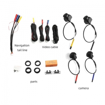 Carhatke 360 Camera for Car – 360 Degree Camera System for Car with Bird View Parking Camera