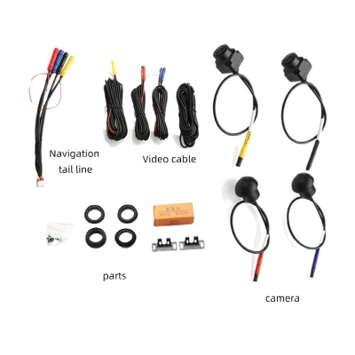 Carhatke 360 Camera for Car – 360 Degree Camera System for Car with Bird View Parking Camera