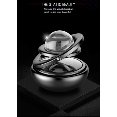 Solar Crystal Ball Metal Body Car Solar Power Rotating Air Freshener Solar Crystal Ball Metal Body Car Solar Power Rotating Air Freshener