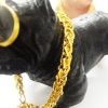 Original Imported Pitbull Bully Smoking Dog with Chain for Car Dashboard /Home and Office