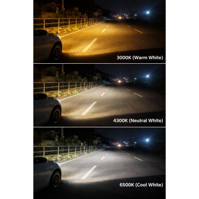 Carhatke 160W Tri Color LED Headlight Bulb H4/H19 for Car & Bike - Remote Control + Flasher Carhatke 160W Tri Color LED Headlight Bulb H4/H19 for Car & Bike - Remote Control + Flasher