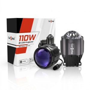 Carhatke 110W Projector Fog Light 3 Inch With High/Low Beam - Blue Lens
