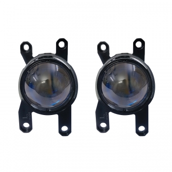 Carhatke 85W Projector Fog Light 2 Inch With High/Low Beam Blue Lens for Crysta, Hycross, Fortuner, Aura, Nios, i20, Venue and Others