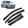 Car Window Door Visor With Chrome Line For Hyundai Grand i10 Nios Car Window Door Visor With Chrome Line For Hyundai Grand i10 Nios