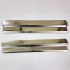 Mahindra New Thar 2020 Onward Stainless Steel Door Scuff Foot Sill Plate Guards (Set of 2 Pcs.)