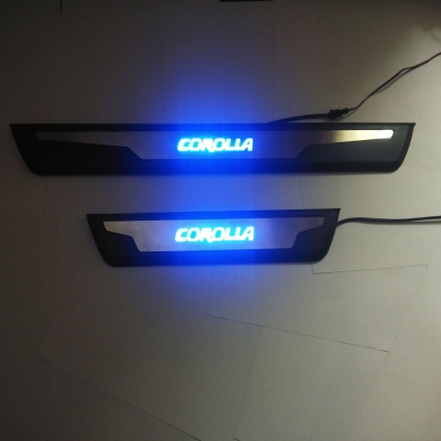 Toyota Corolla Altis New OEM Led Scuff Door Side Sill Plates - 4 Pieces Toyota Corolla Altis New OEM Led Scuff Door Side Sill Plates - 4 Pieces