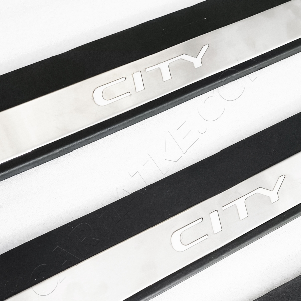 Honda City 2014-2019 Door Opening OEM Led Scuff Sill Plates - 4 Pieces