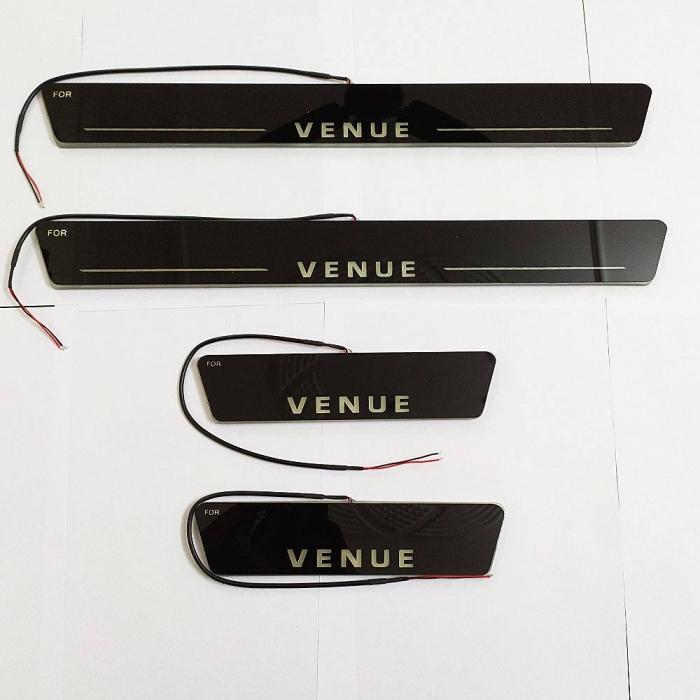 Car Door LED Matrix Moving Light Scuff Sill Plate Guards for Hyundai Venue (Set of 4Pcs.) Car Door LED Matrix Moving Light Scuff Sill Plate Guards for Hyundai Venue (Set of 4Pcs.)