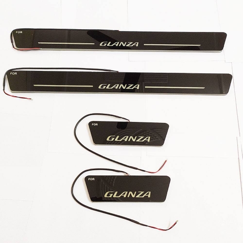 Toyota Glanza 2019 Onwards Door Opening LED Footstep - 4 Pieces