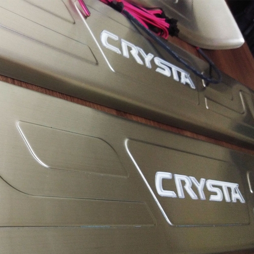 Toyota Innova Crysta 2016 Onwards Door Opening LED Footstep - 4 Pieces