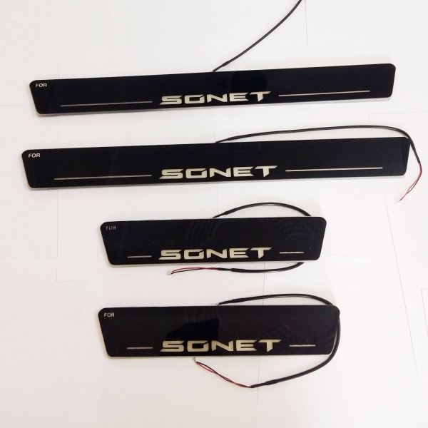 Kia Sonet 2020 Onwards Door Opening LED Footstep - 4 Pieces