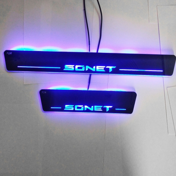 Kia Sonet 2020 Onwards Door Opening LED Footstep - 4 Pieces