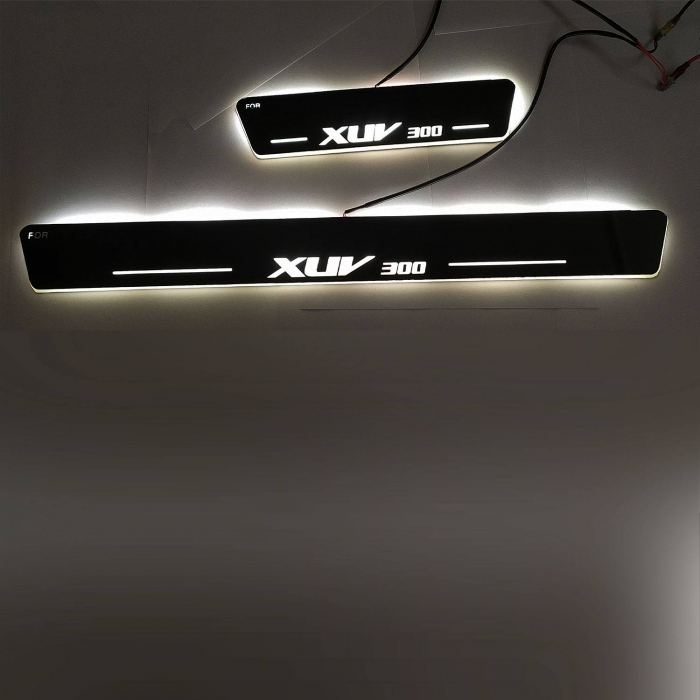 Car Door LED Matrix Moving Light Scuff Sill Plate Guards for Mahindra XUV300 (Set of 4Pcs.) Car Door LED Matrix Moving Light Scuff Sill Plate Guards for Mahindra XUV300 (Set of 4Pcs.)