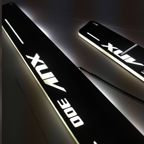 Mahindra XUV 300 2019 Onwards Door Opening LED Footstep - 4 Pieces