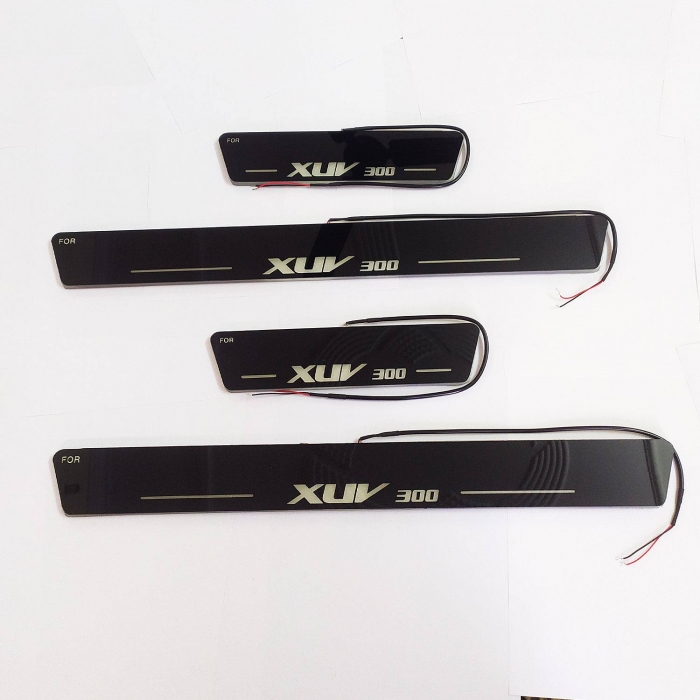 Car Door LED Matrix Moving Light Scuff Sill Plate Guards for Mahindra XUV300 (Set of 4Pcs.) Car Door LED Matrix Moving Light Scuff Sill Plate Guards for Mahindra XUV300 (Set of 4Pcs.)