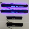 Matrix Moving LED Light Scuff Sill Plate Guards for Mahindra Xuv 500 (Set of 4Pcs.)