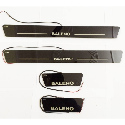 Maruti Suzuki Baleno 2022 Onwards Door Opening LED Footstep - 4 Pieces