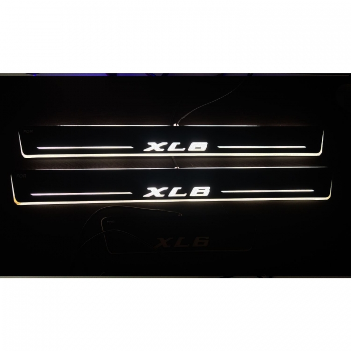 Car Door LED Matrix Moving Light Scuff Sill Plate Guards for Maruti Nexa XL6 (Set of 4Pcs.) Car Door LED Matrix Moving Light Scuff Sill Plate Guards for Maruti Nexa XL6 (Set of 4Pcs.)