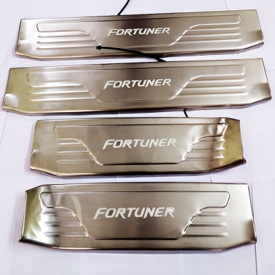 O.E Type LED Door Scuff Plate for Toyota Fortuner 2016 Onwards O.E Type LED Door Scuff Plate for Toyota Fortuner 2016 Onwards
